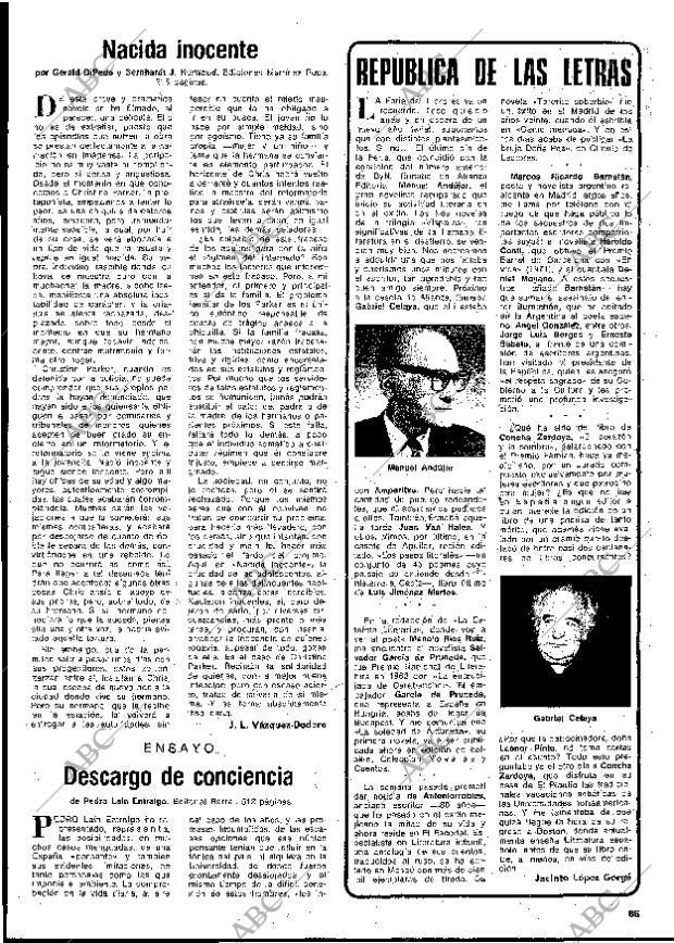 BLANCO Y NEGRO MADRID 26-06-1976 página 65