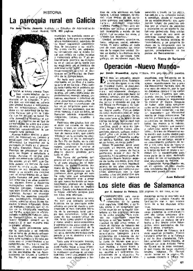 BLANCO Y NEGRO MADRID 26-06-1976 página 67