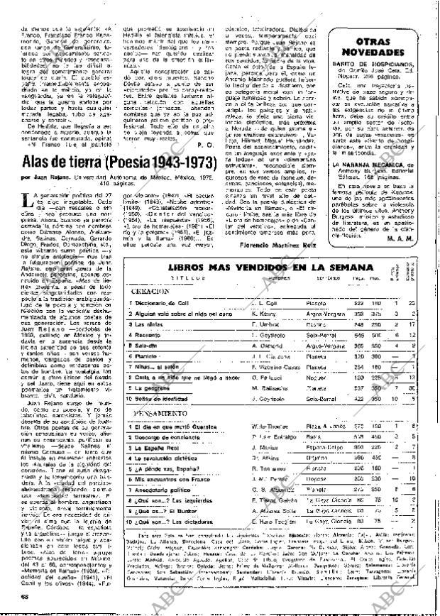 BLANCO Y NEGRO MADRID 26-06-1976 página 68