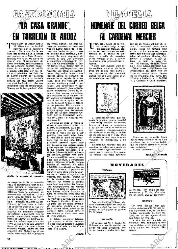 BLANCO Y NEGRO MADRID 26-06-1976 página 78