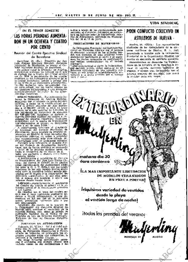 ABC MADRID 29-06-1976 página 27