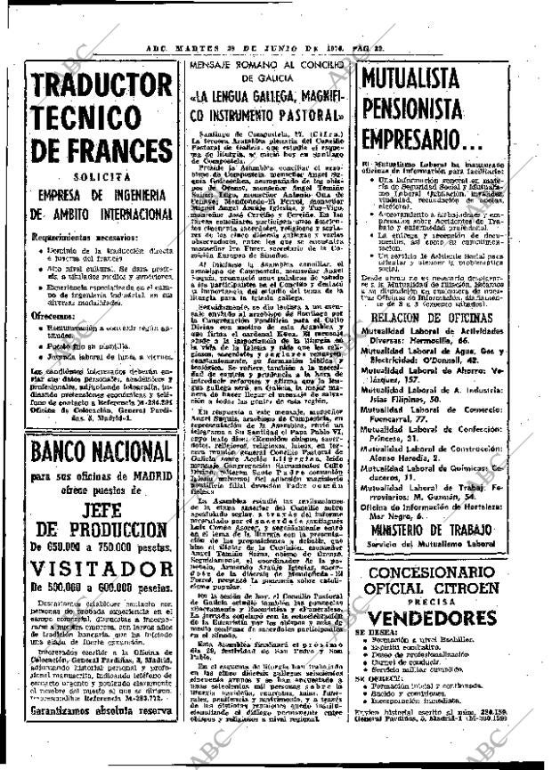 ABC MADRID 29-06-1976 página 42