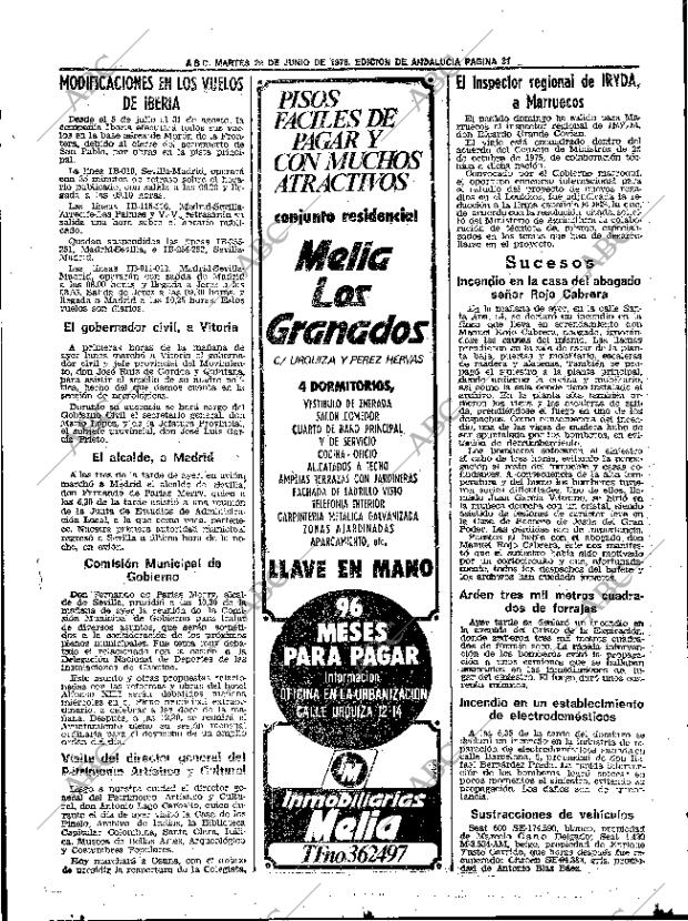 ABC SEVILLA 29-06-1976 página 61