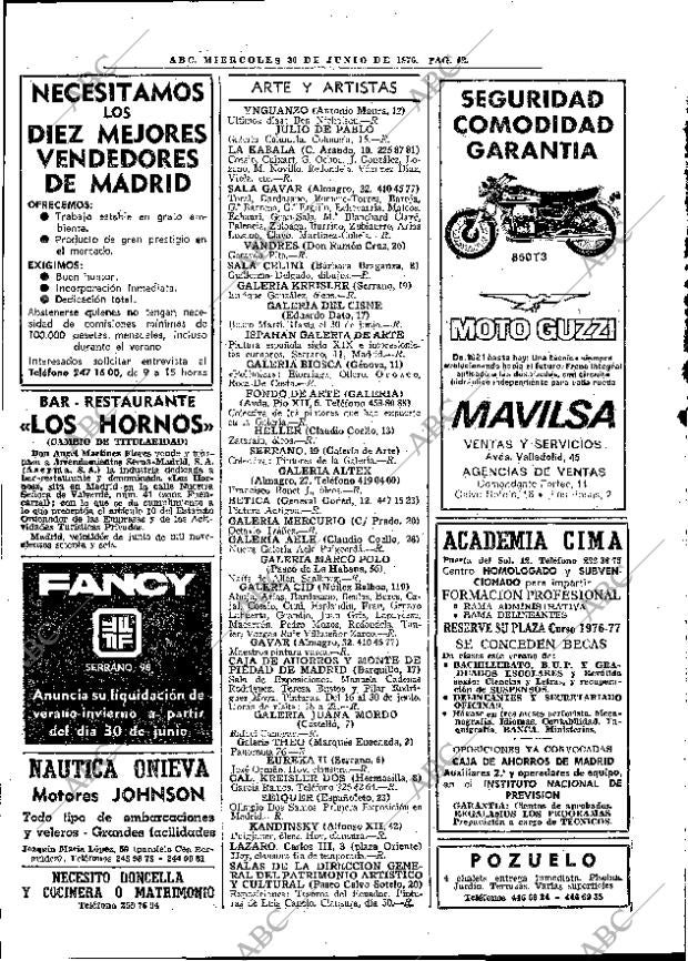 ABC MADRID 30-06-1976 página 54