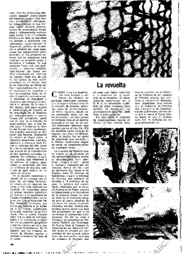 BLANCO Y NEGRO MADRID 03-07-1976 página 44