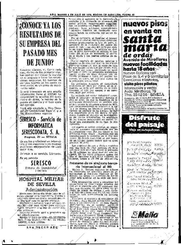 ABC SEVILLA 06-07-1976 página 62