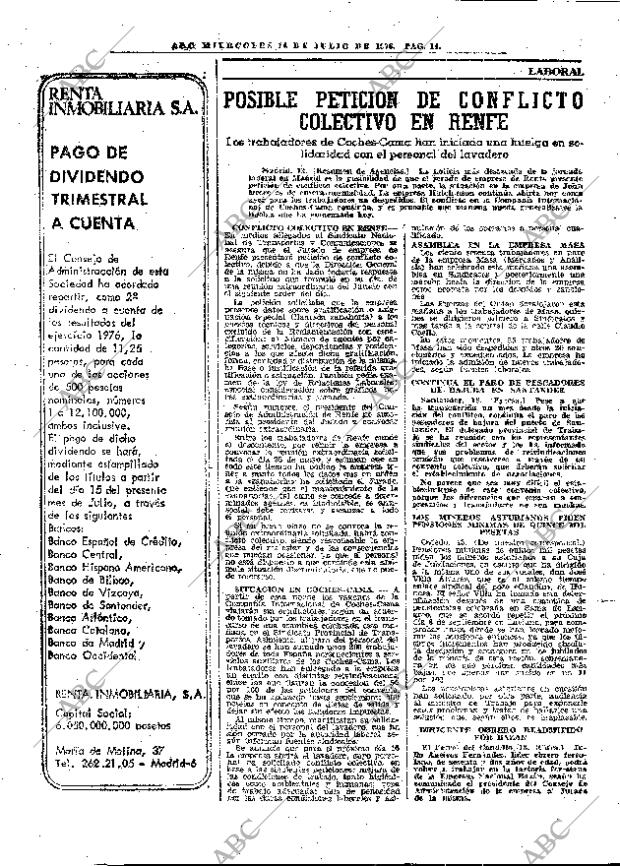 ABC MADRID 14-07-1976 página 26