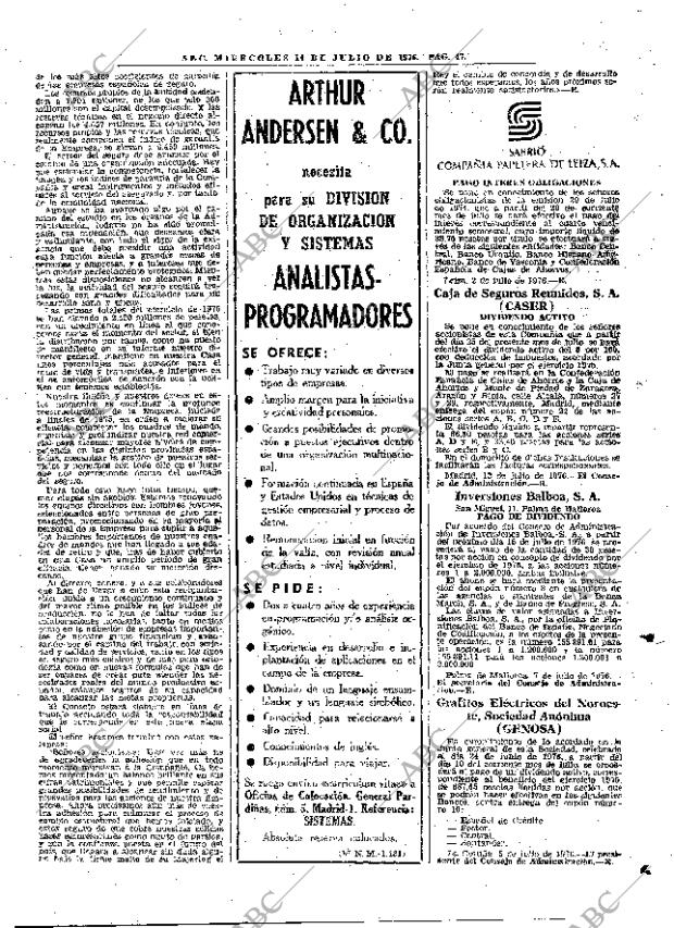 ABC MADRID 14-07-1976 página 59