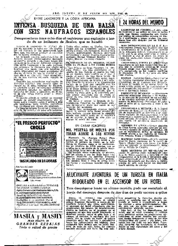 ABC MADRID 15-07-1976 página 65