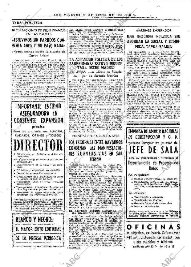 ABC MADRID 16-07-1976 página 22