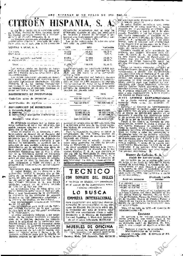 ABC MADRID 16-07-1976 página 58
