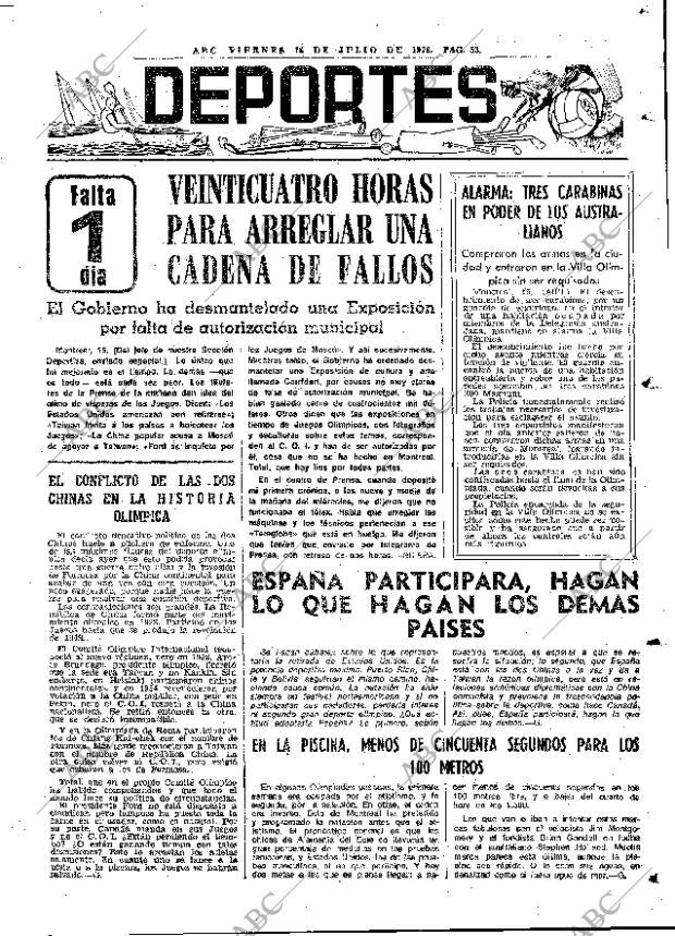 ABC MADRID 16-07-1976 página 65