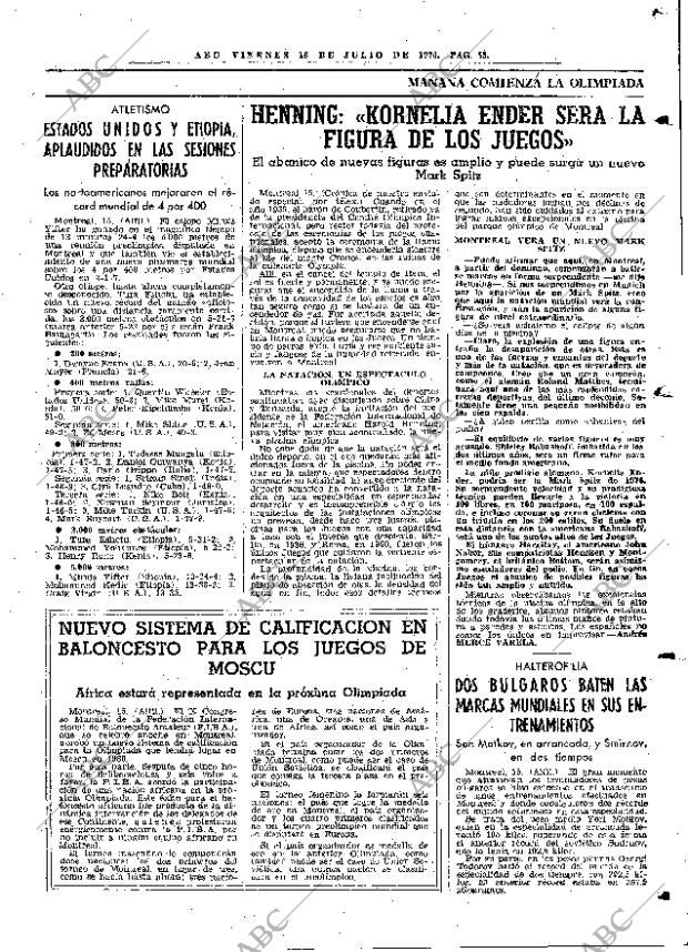 ABC MADRID 16-07-1976 página 67