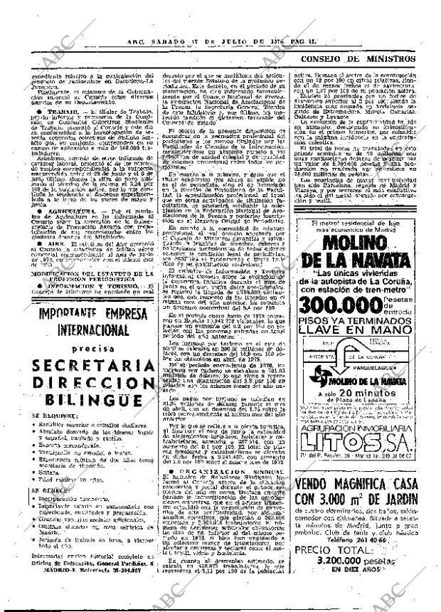 ABC MADRID 17-07-1976 página 27