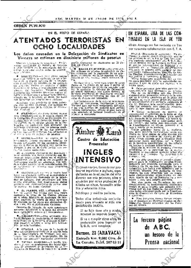 ABC MADRID 20-07-1976 página 20