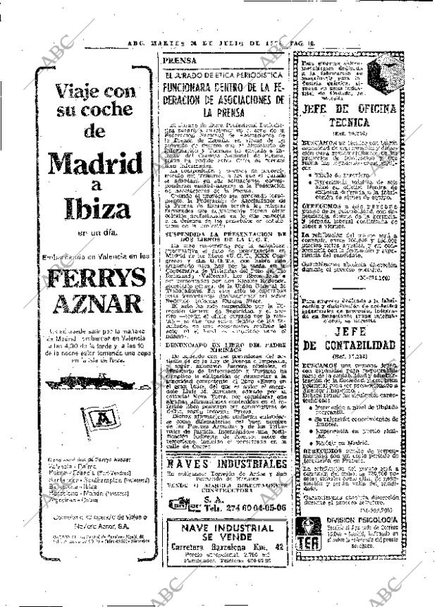 ABC MADRID 20-07-1976 página 28