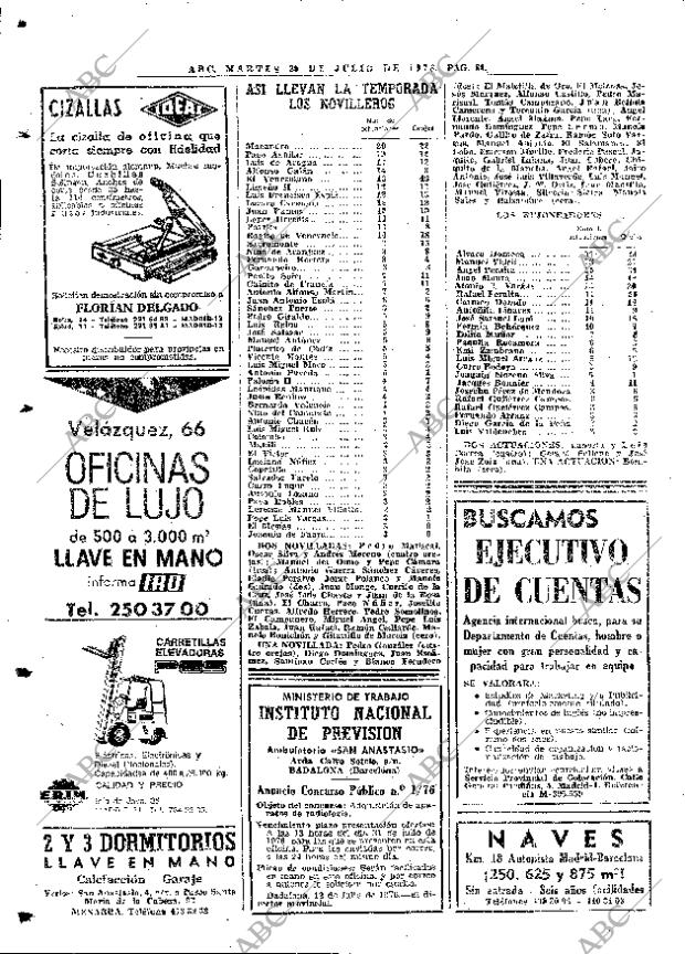 ABC MADRID 20-07-1976 página 76