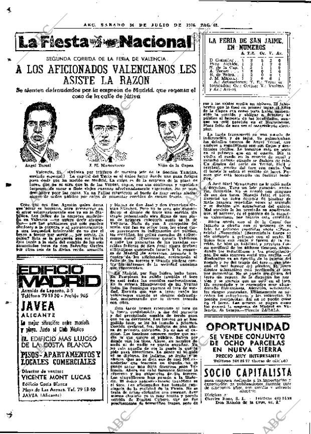 ABC MADRID 24-07-1976 página 62