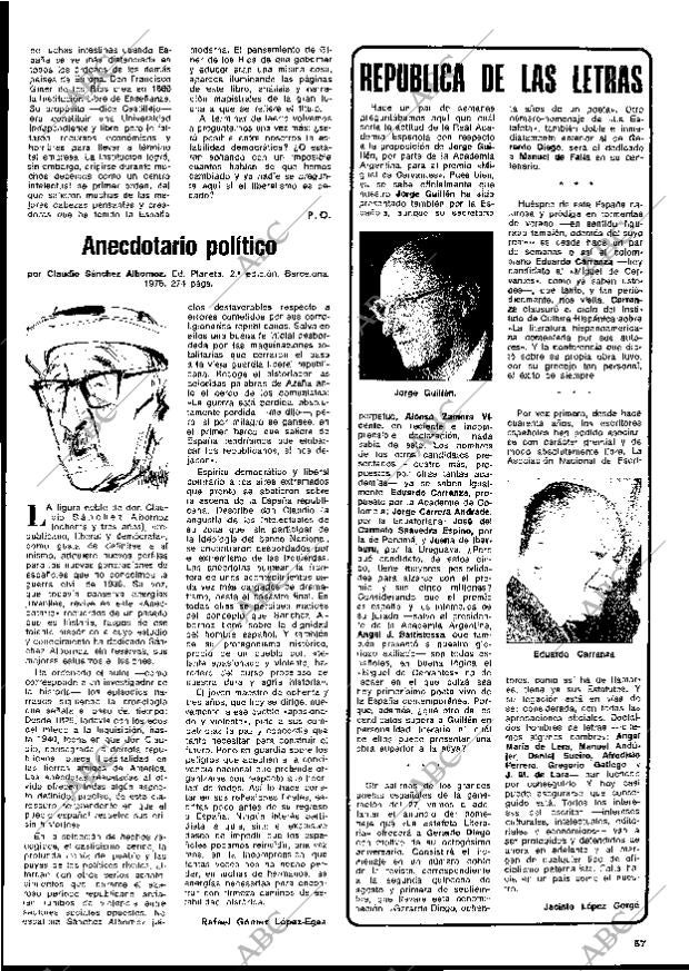 BLANCO Y NEGRO MADRID 24-07-1976 página 57