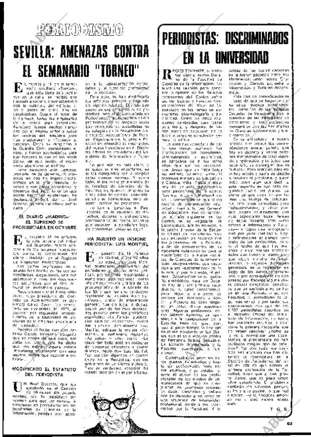 BLANCO Y NEGRO MADRID 24-07-1976 página 63