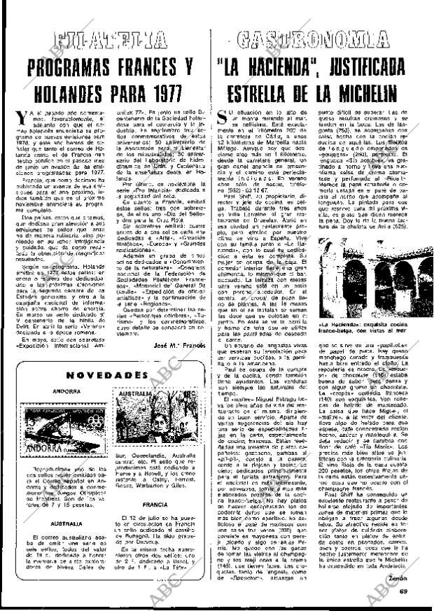 BLANCO Y NEGRO MADRID 24-07-1976 página 69