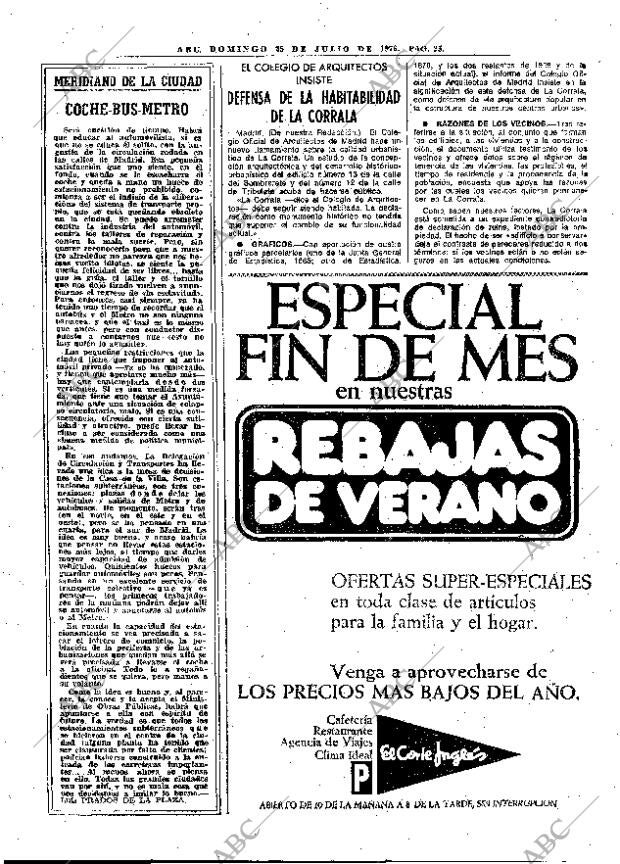 ABC MADRID 25-07-1976 página 41