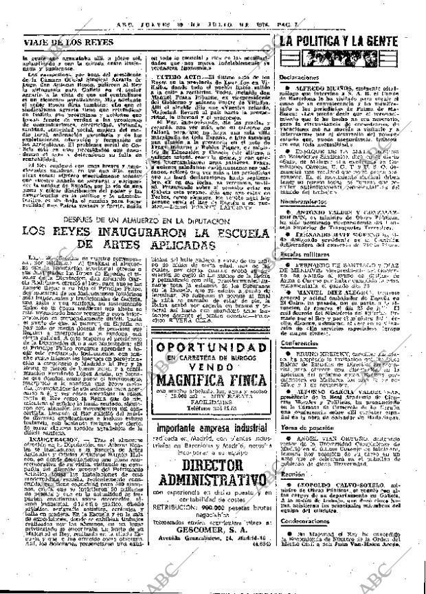ABC MADRID 29-07-1976 página 19