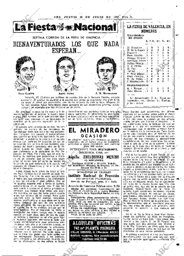 ABC MADRID 29-07-1976 página 63