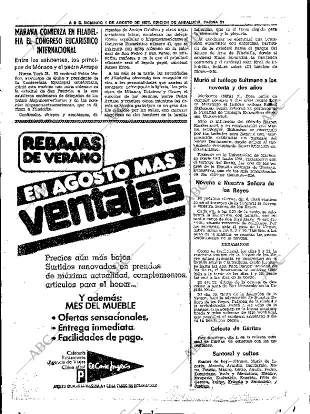 ABC SEVILLA 01-08-1976 página 51