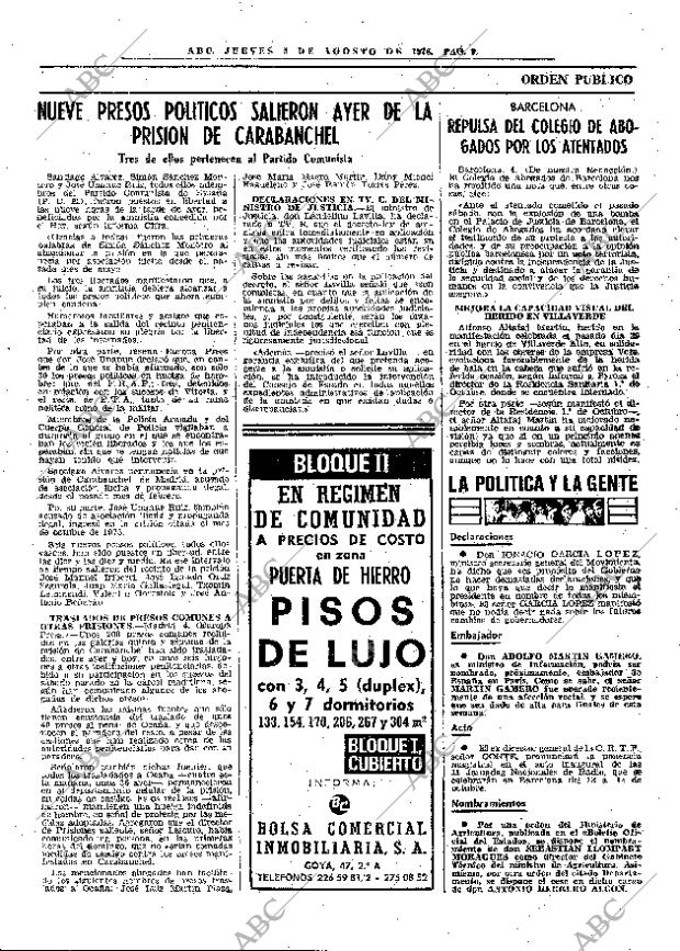 ABC MADRID 05-08-1976 página 17