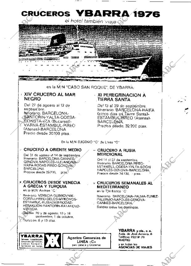 ABC MADRID 05-08-1976 página 2