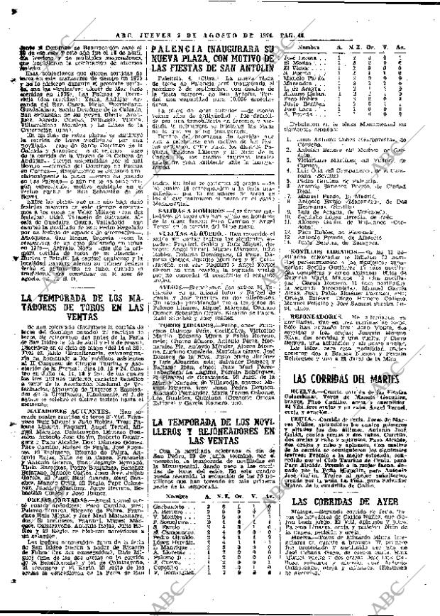 ABC MADRID 05-08-1976 página 54