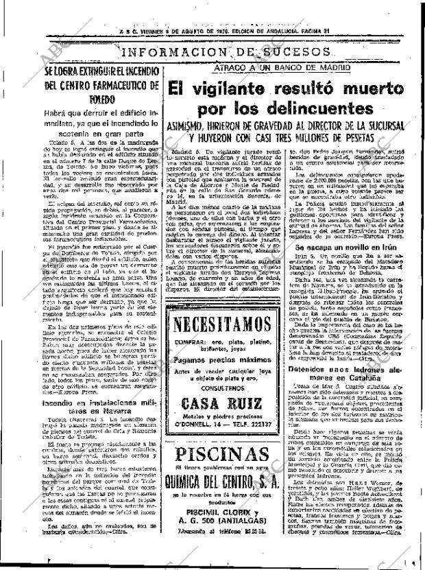 ABC SEVILLA 06-08-1976 página 45