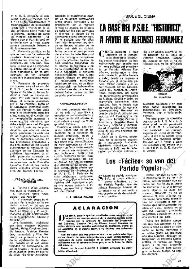 BLANCO Y NEGRO MADRID 07-08-1976 página 27