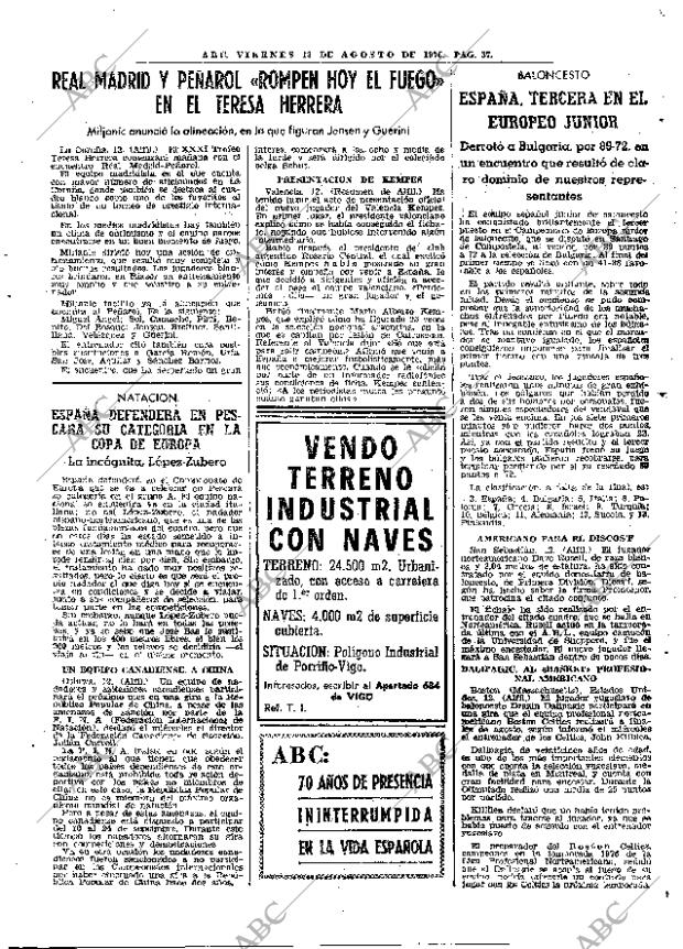 ABC MADRID 13-08-1976 página 49