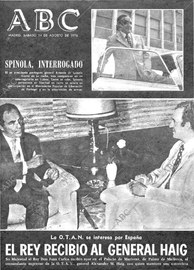 ABC MADRID 14-08-1976 página 1
