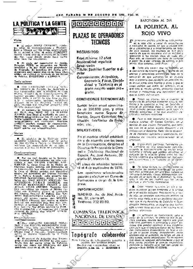 ABC MADRID 14-08-1976 página 18