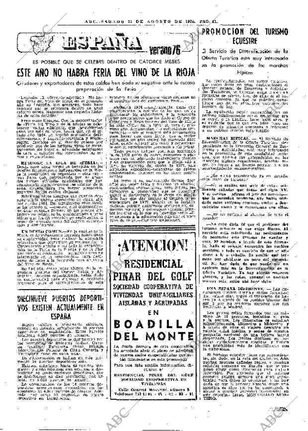ABC MADRID 14-08-1976 página 19