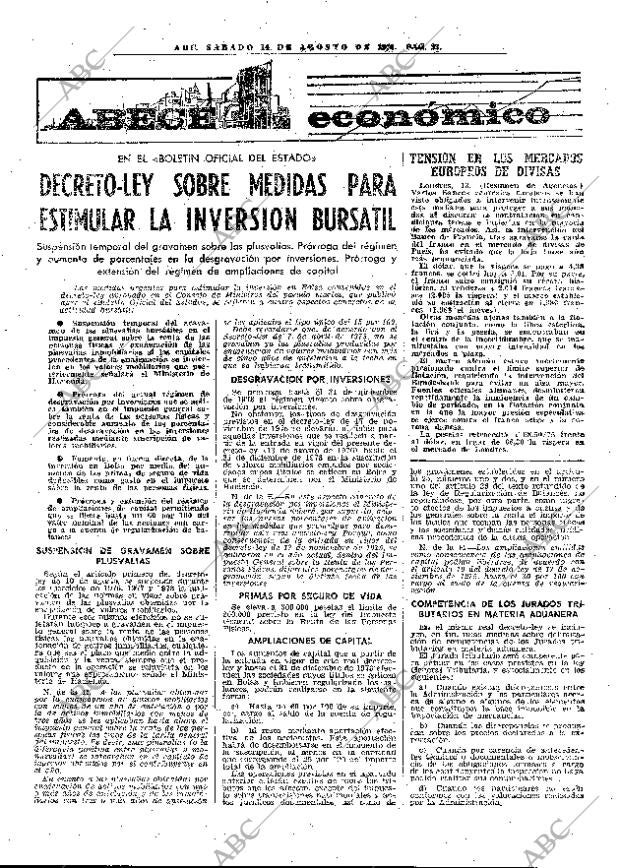 ABC MADRID 14-08-1976 página 35