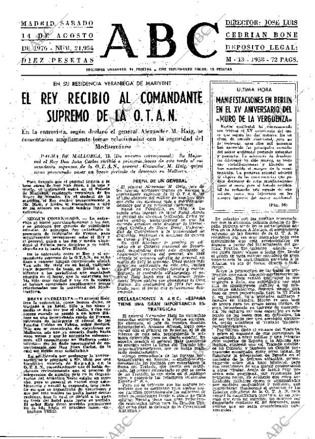 ABC MADRID 14-08-1976 página 9