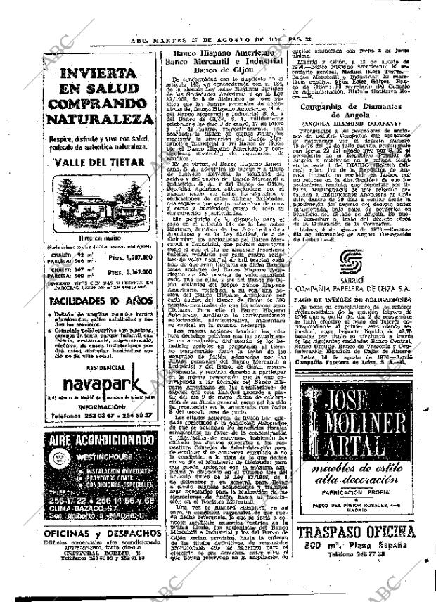 ABC MADRID 17-08-1976 página 41