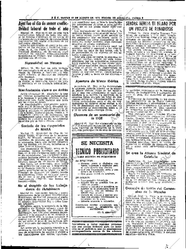 ABC SEVILLA 17-08-1976 página 22