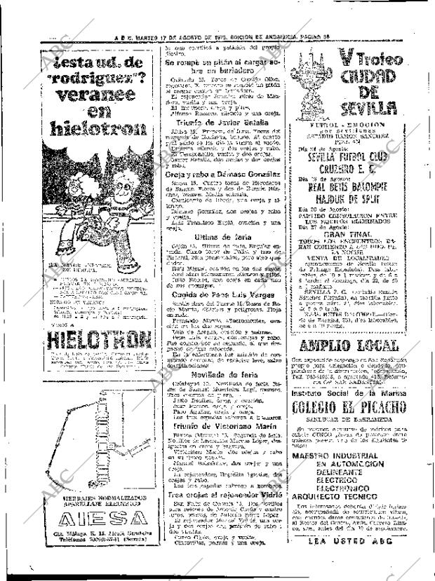 ABC SEVILLA 17-08-1976 página 50