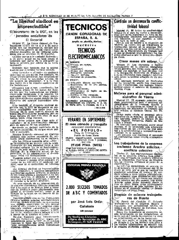 ABC SEVILLA 18-08-1976 página 21