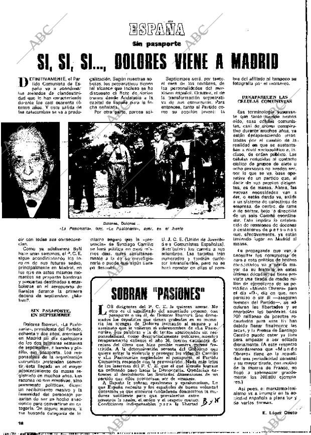 BLANCO Y NEGRO MADRID 28-08-1976 página 18