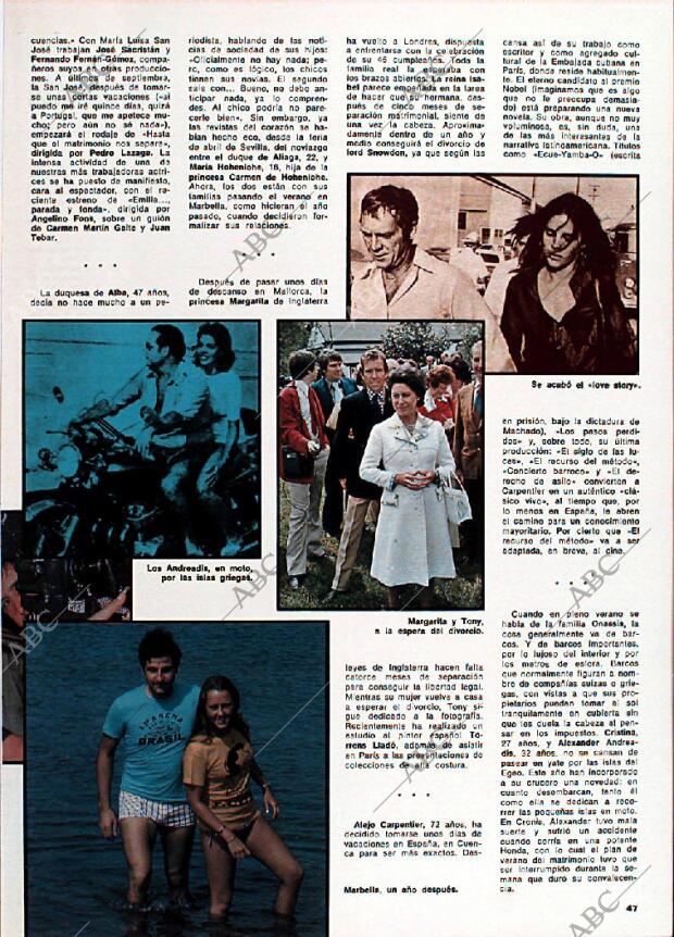 BLANCO Y NEGRO MADRID 28-08-1976 página 47