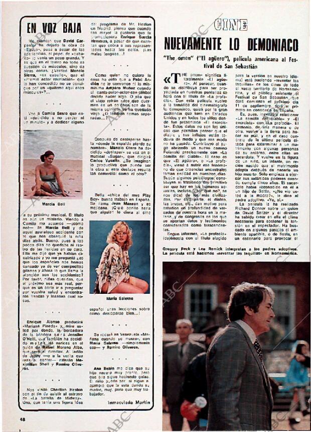 BLANCO Y NEGRO MADRID 28-08-1976 página 48