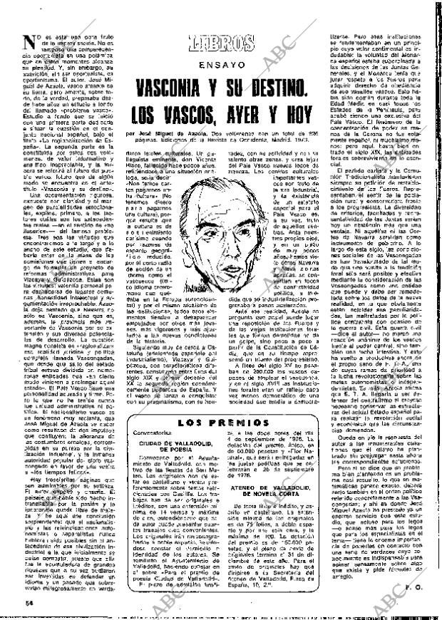 BLANCO Y NEGRO MADRID 28-08-1976 página 54