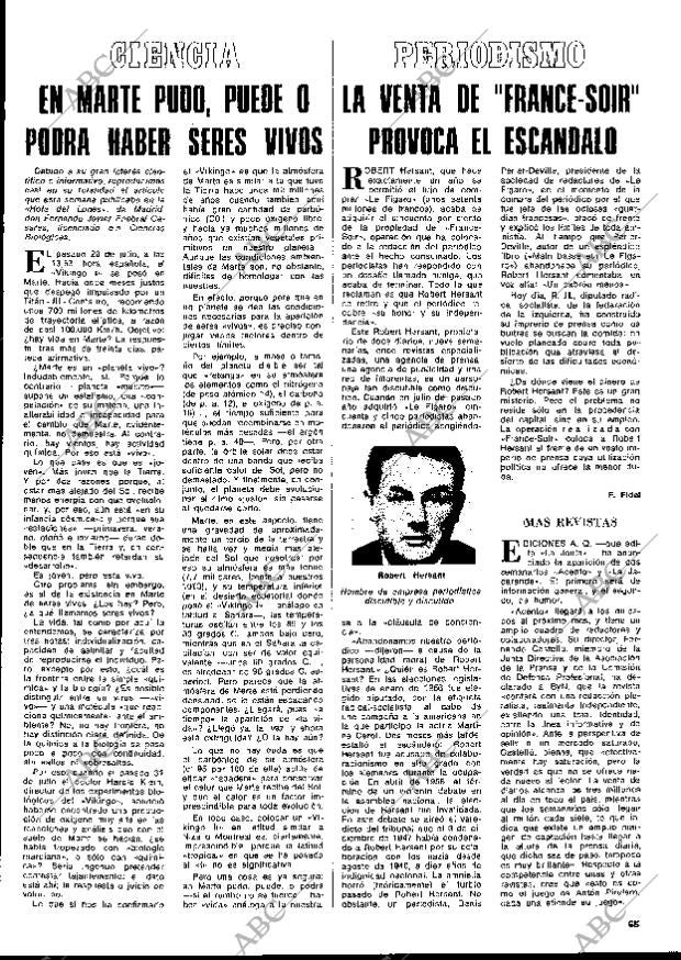 BLANCO Y NEGRO MADRID 28-08-1976 página 65