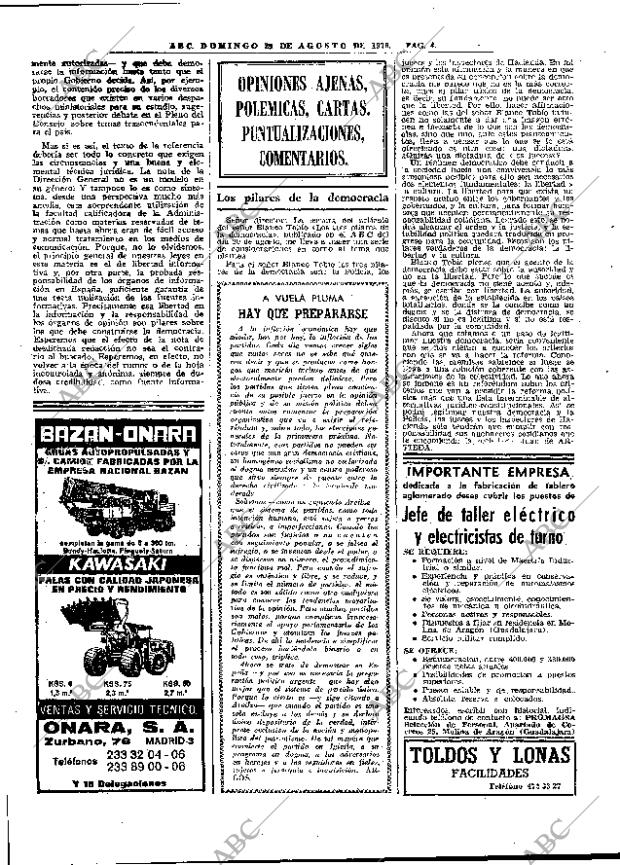 ABC MADRID 29-08-1976 página 16